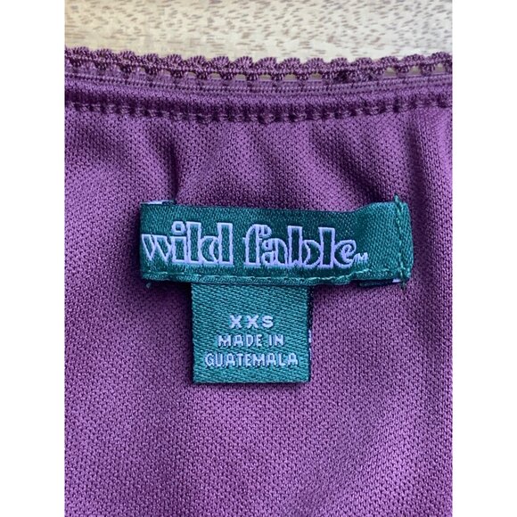 Wild Fable Womens Rosy Brown Floral Print Mini Skirt Size XXS - Picture 5 of 13